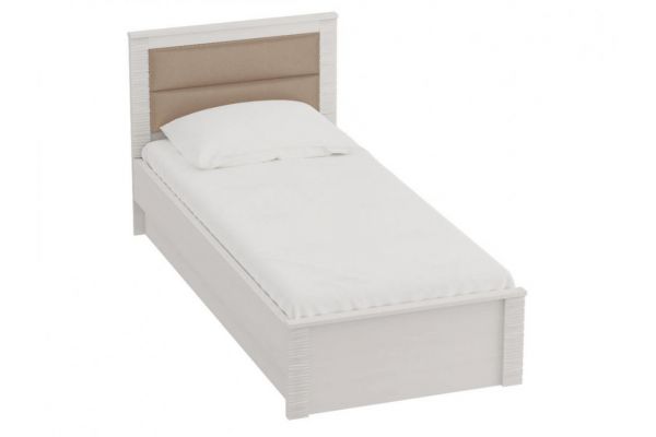 Кровать Элана 900 с основанием Бодега белая