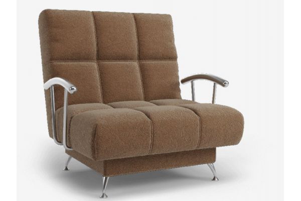Кресло Финка-2 с подлокотниками светло-коричневый Пони 731