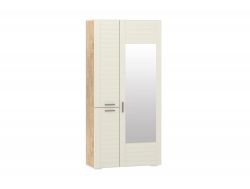 Шкаф для одежды Livorno НМ 013.36 Х фасад с зеркалом Софт панакота