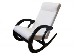 Кресло-качалка ТМК венге-белый