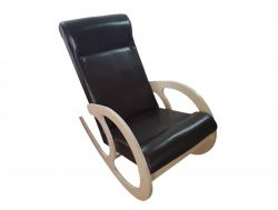 Кресло-качалка ТМК млечный дуб-черный