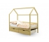 Кровать-домик Svogen с ящиками бежевый