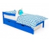 Кровать Svogen classic с ящиками и бортиком синий