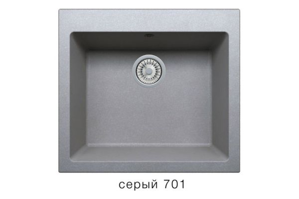 Кухонная мойка Tolero R-111 Серый 701