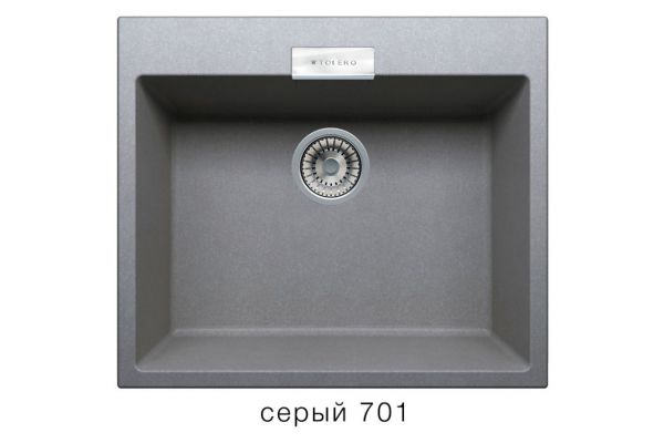 Кухонная мойка Tolero Loft TL580 Серый 701