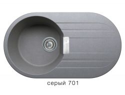 Кухонная мойка Tolero Loft TL780 Серый 701