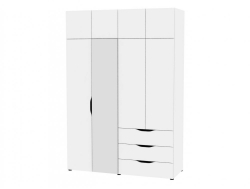 Шкаф с зеркалом Astrid H280М с Антресолью HA4